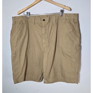 Carhartt Mens Original‎ Fit Work Shorts 44 Khaki B147 DKT Carpenter 10" Inseam